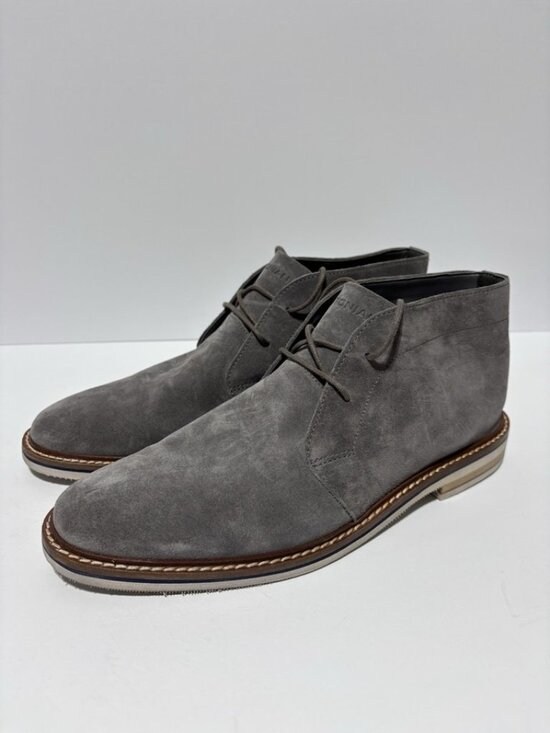Bostonian Men’s Dezmin Mid Grey Suede Boots, Size 10.5 M main image 3